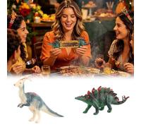 Dinosaur Shaped Corn Cob Holders, Funny Novelty Stainless Steel Corn Prong Picks, Reusable Corn on the Cob Skewers, Cute Table Accessory for Family Dinners, BBQ Gatherings and Party (Green)