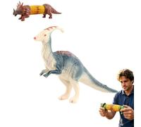 Dinosaur Shaped Corn Cob Holders, Funny Novelty Stainless Steel Corn Prong Picks, Reusable Corn on the Cob Skewers, Cute Table Accessory for Family Dinners, BBQ Gatherings and Party (Sky Blue)