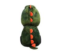 Dinosaur Shaped Plush Backpack - Soft Velvet Fabric Construction, Adjustable Shoulder Strap Animal Bag, 3D Realistic Embroidery Design Knapsack, Cute Kids Daycare Storage | Fun Children’s Day Birthday