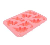 Dinosaur Shaped Silicone Chocolate Mold, Non-Stick Candy Baking Mould | Fine Texture, Sturdy Pink Silicone, Shower Party Use, ’s Day Treats