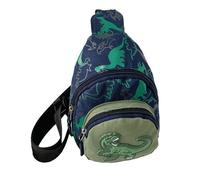 Dinosaur Shoulder Bag - Cute Crossbody Handbag | Small Cartoon Messenger Bag for Toddlers and Ages 2-6, Ideal for Outgoing, blue, Se référer au descriptif, Refer to description