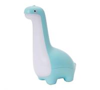 Dinosaur Silicone Lamp - Cute Dinosaur LED Night Light with Soft Glow & Flexible Body, Rechargeable Kids’ Bedtime Buddy for Nursery, Bedroom & Gift (Blue)