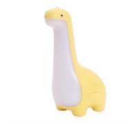 Dinosaur Silicone Lamp - Cute Dinosaur LED Night Light with Soft Glow & Flexible Body, Rechargeable Kids’ Bedtime Buddy for Nursery, Bedroom & Gift (Yellow)
