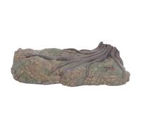 Dinosaur Simulated Landscape, Realistic Dinosaur World Model Scene with Parent Child Interaction, Dinosaur Landscaping Display Base with Rock and Plants for Desk or Shelf (Large Tree Root Pedestal