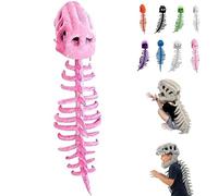 Dinosaur Skeleton Costume, 3D Dinosaur Skeleton Headgear, Dino Skeletons Costume, For Dress-Up, Parties & Photos (G, 47in)