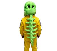 Dinosaur Skeleton Costume - Extinct Creature Garment, Complete with Lizard Remnants, Paleo Exhibition Dress, Structure Dress, Historical Animal Fancy Dress | Crafts