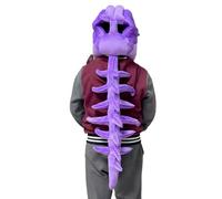 Dinosaur Skeleton Costume for Children - Cosplay Clothing with Sound Effects for Parties | Realistic Dress for Fancy Dress | For Shows Themed Events Horror Parties Theatre School Cinema C