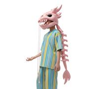 Dinosaur Skeleton - Plush 3D Skull Costume | Portable Spine Bone Shaped Outfit, Realistic Cosplay Costume For And Adults, Display On S