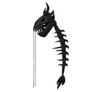 Dinosaur Skeleton Plush Decoration - 80cm Soft Breathable Costume, Realistic Dinosaur Bones Design, Flexible Headwear | Cosplay Party Accessory for Boys Kids