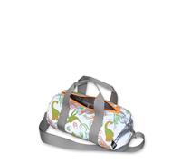 Dinosaur Skeleton Reflective Medium Weekender, Silver, Contemporary, Silver, Contemporary