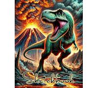 Dinosaur Sketchbook for Kids: Large Size Dino Sketch Book for Drawing, Sketching, Coloring, Doodling, or Painting. 8.5 x 11 Note Pad. 120 Pages.