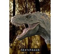 Dinosaur Sketchpad for Kids: Dinosaur sketchbook, 8.5" x 11", blank pages, 120 pages