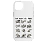 Dinosaur Skull Fossils Chart Prehistoric Paleontology Case for iPhone 14 Plus