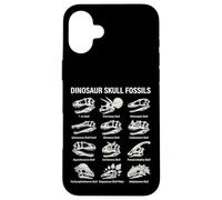 Dinosaur Skull Fossils Chart Prehistoric Paleontology Case for iPhone 16 Plus