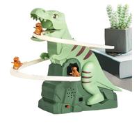 Dinosaur Slide | Electric Dinosaur Climbing Stairs Toy With Music,Freestanding Slides For Boys Girls Racing Chasing