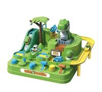 Dinosaur Sliding Track - 23.4x23.4x14.5cm ABS Racing Ramp System, Motion Vehicle Set | Interactive Floor Learning Setup Kindergarten Display Theme Kit Pro Zone Max Pack X1 NeoBox X2 AlphaRunZ1K