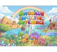Dinosaur Spot the Difference: A Colorful Search-and-Find Adventure for Kids Ages 4-8
