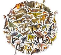 Dinosaur Sticker Set 50 Pieces Cute Vinyl Stickers Decoration for Car Laptop Skateboard Bicycle Moped Motorcycle Computer Suitable for Adults Children