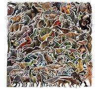 Dinosaur Stickers 100 Pcs Aesthetic Stickers for Water Bottles Laptop Scrapbooks Guitars Luggage Bike Phone Skateboards|Teens Girl Kids Sticker