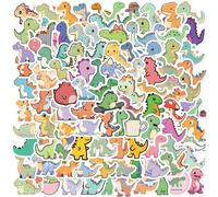 Dinosaur Stickers for Kids: 100 Pcs Waterproof Vinyl Cartoon