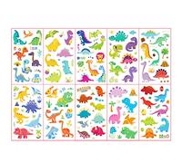 Dinosaur Stickers Temporary Tattoos for Boys & Girls, 10 Sheet Waterproof Transfer Tattoos for Kids' Birthday Party Bags