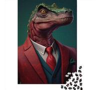 Dinosaur Suit Animal 1000 Pieces Puzzles Paper Puzzle for Teenager Funny Jigsaw Puzzles 1000pcs (38x26cm)
