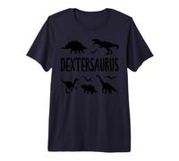 Dinosaur T Rex Dexter Dextersaurus Boys Dino Name Premium T-Shirt