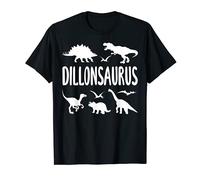 Dinosaur T Rex Dillon Dillonsaurus Boys Dino Name T-Shirt