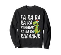 Dinosaur T-Rex Dino Christmas Lights Xmas Men Boys Kids Sweatshirt