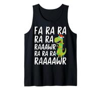 Dinosaur T-Rex Dino Christmas Lights Xmas Men Boys Kids Tank Top