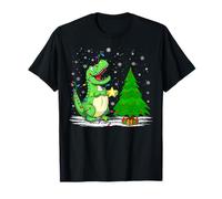 Dinosaur T-Rex Dino Christmas Tree Funny Xmas Men Women Kids T-Shirt