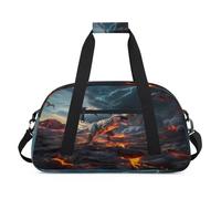 Dinosaur T-rex Duffel Bags for Women Men Kids Girls Boys Overnight Weekender Travel Bag 24L Sport Gym Duffel Bag Practice Tote Carry Bag