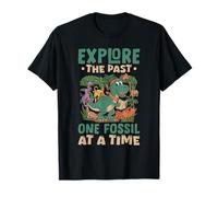 Dinosaur T-Rex Explore The Past One Fossil at A Time T-Shirt