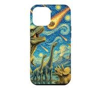 Dinosaur T-Rex In Meteor Starry Night Prehistoric Extinction Case for iPhone 12 Pro Max