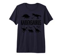 Dinosaur T Rex Kaiden Kaidensaurus Boys Dino Name Premium T-Shirt