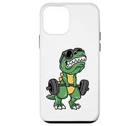 Dinosaur T-Rex Short Arms Funny Weightlifting Dino T Rex Case for iPhone 12 mini