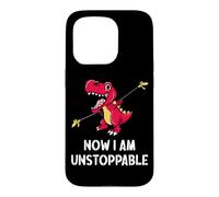 Dinosaur T-Rex Short Arms - Now I Am Unstoppable Case for iPhone 15 Pro
