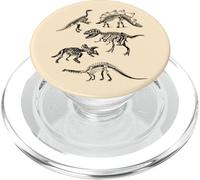Dinosaur T-Rex Skeleton Dino Bones Paleontologist Desert PopSockets PopGrip for MagSafe