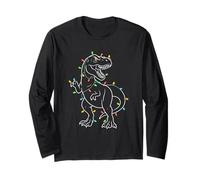 Dinosaur T-rex Tree Christmas Sweater Xmas Pet Dino Trex Long Sleeve T-Shirt