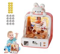 Dinosaur Tabletop Basketball Shooting Game Toy, Dinosaur Sports Machine, Electronic Arcade Shooting Machine With Score Display, Lights & Sounds, Mini Balls and Coins for All Ages (Rabbit)