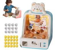 Dinosaur Tabletop Basketball Shooting Game Toy, Electronic Arcade Shooting Machine with Score Display, LED Light & Sound, Mini Basketball Game, Table Top Games for Kids Birthdays Christmas (Bear)