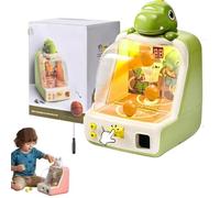 Dinosaur Tabletop Basketball Shooting Game Toy,Electronic Arcade Shooting Machine with Score Display,Mini Balls & Coins,Kids Arcade Basketball Game Set With Music & Light,Basketball Hoop Sport Toy (B)