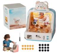 Dinosaur Tabletop Basketball Shooting Game Toy,Electronic Arcade Shooting Machine with Score Display,Mini Balls & Coins,Kids Arcade Basketball Game Set With Music & Light,Basketball Hoop Sport Toy (A)