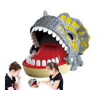 Dinosaur Teeth Toy Game, Biting Hand Trick Toy | Dentist Game Toy Tricky Dinosaur Bite Fun - Dinosaur Interaction Toy, Press Teeth Action Improve hand-eye coordination of