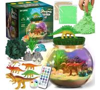 Dinosaur Terrarium Kit for Kids Age 3+, DIY Dinosaur Toys for Boys - Educational Science Craft Kits