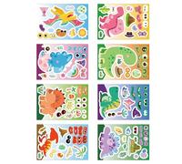Dinosaur Theme Sticker for Explorers Classroom Learning Tools and Parent Child Collaboration Safe Dinosaur Sticker Paper