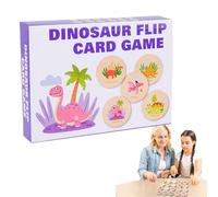 Dinosaur-Themed Memory Matching Game for Kids, Educational Board Game Enhancing Logical Thinking, Cognitive Skills Development Toy for Preschoolers and Early Learners