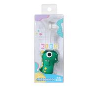 Dinosaur Toothbrush - 1.8 oz Natural Brushes | Clean Soft Kid's Size Bristles with Soft Train Bristles