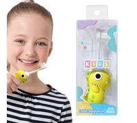 Dinosaur Toothbrush For - Soft Bristles For 2-6 Years | Non-slip Handle For Easy Grip | Fun Dinosaur Design Encourages Brushing | PBT & PP Materials