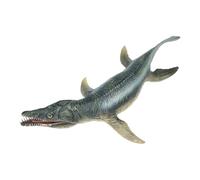 Dinosaur Toy Dino Figure with Moving Jaw Ornament for Office Bookshelf Display, Style A